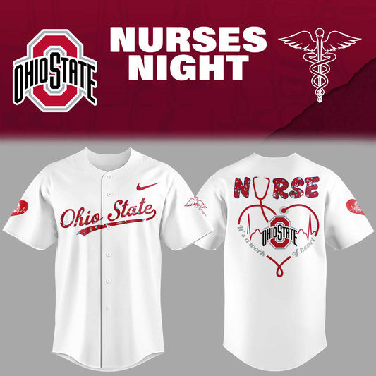 Buckeyes NURSES NIGHT Jersey Football Fan Gift Ideas-1