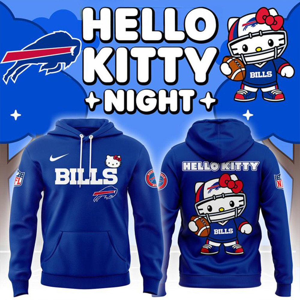 Buffalo Bills 2024 Hello Kitty Football Gameday Ready Hoodie Football Fan Gift Ideas-1