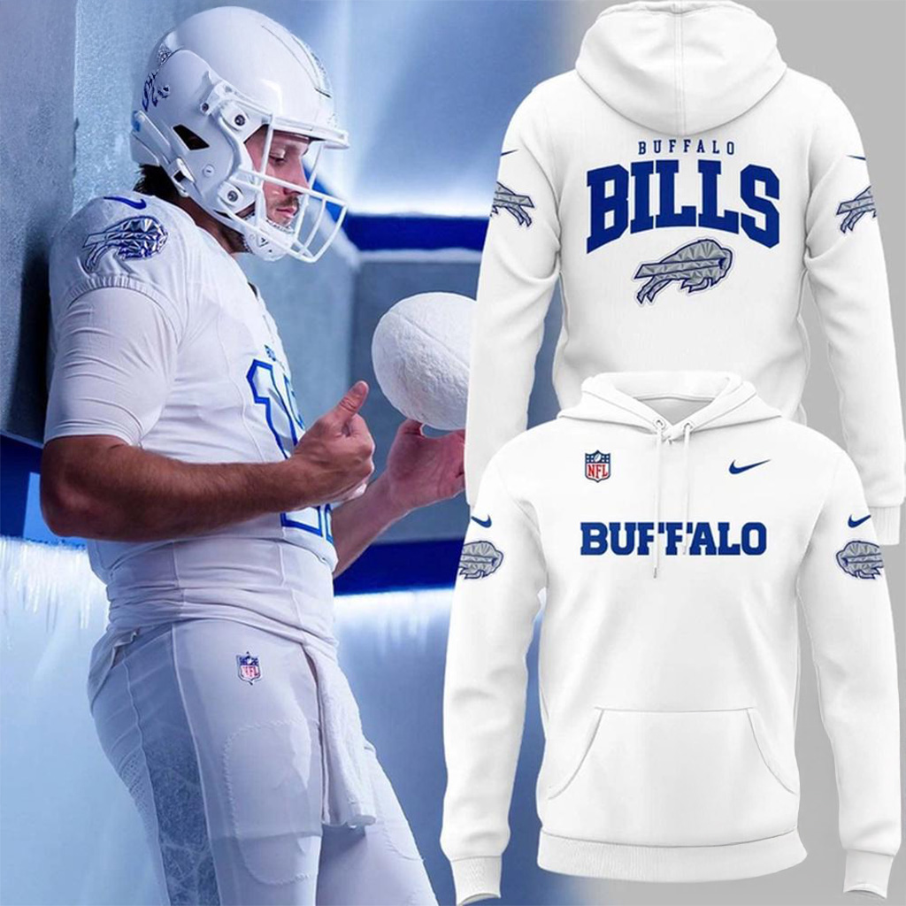 Buffalo Bills Cold Front Uniforms 2025 Hoodie Buffalo Bills Merch Best Football Gifts-1