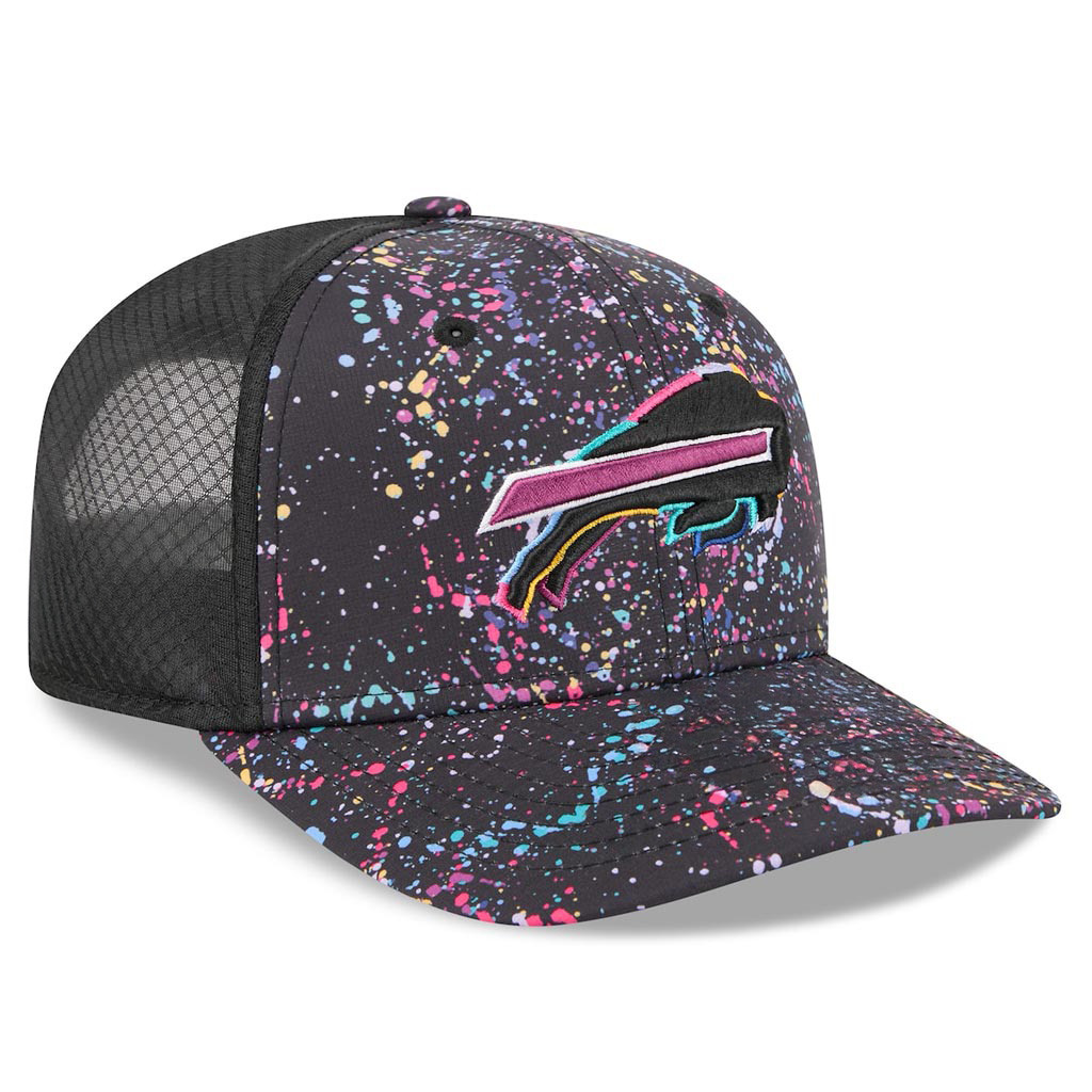 Buffalo Bills Crucial Catch NFL 9seventy Trucker Hat 2025 Rainbow Bills Merch Him Gifts-1