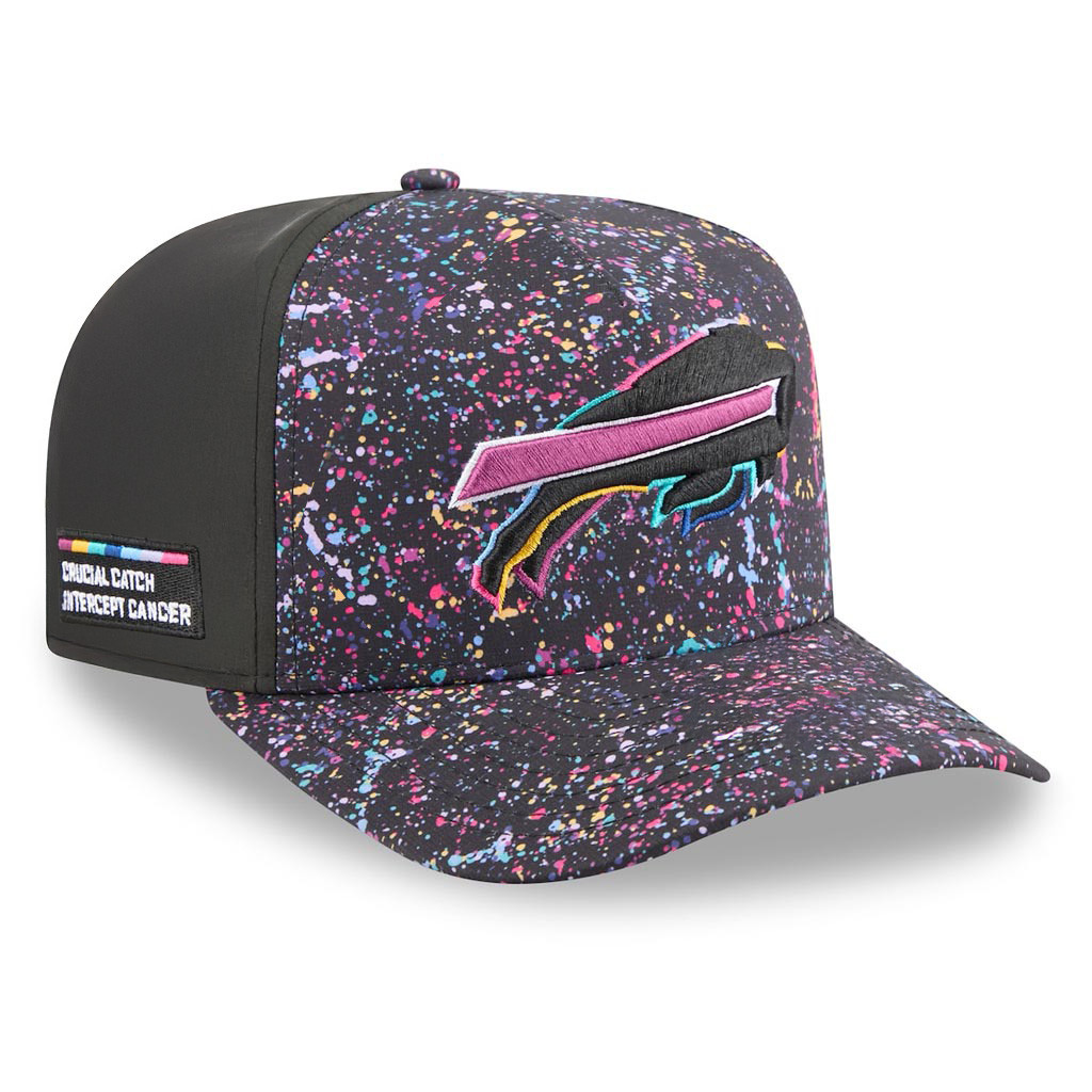 Buffalo Bills Crucial Catch NFL Embroidered Hat 2025 Rainbow Bills Merch Gifts-1