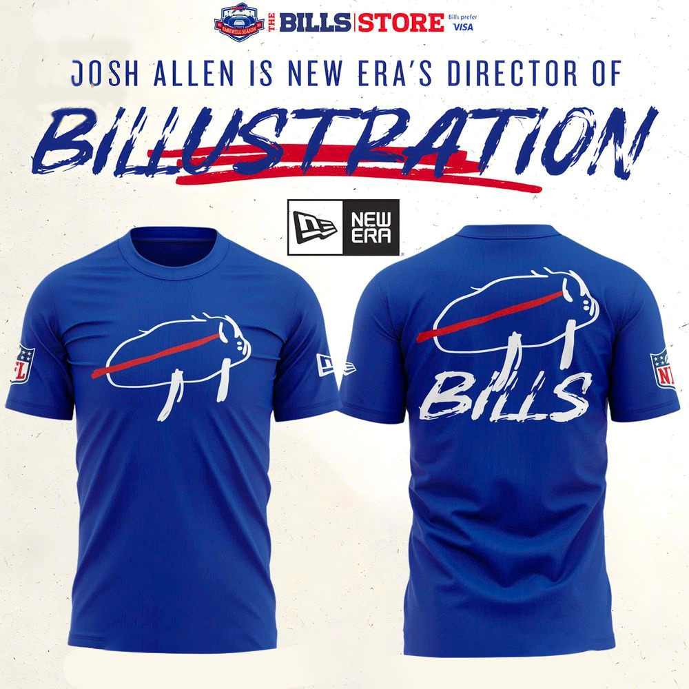 Buffalo Bills New Charging Potato Logo T-Shirt Buffalo Bills Merch Gifts For Dad-1