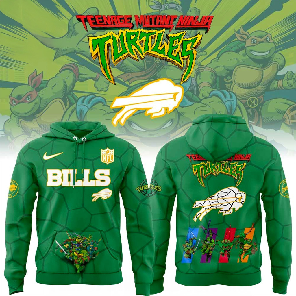 Buffalo Bills Ninja Turtles Hoodie Buffalo Bills Merch Gift Ideas For Brother-1