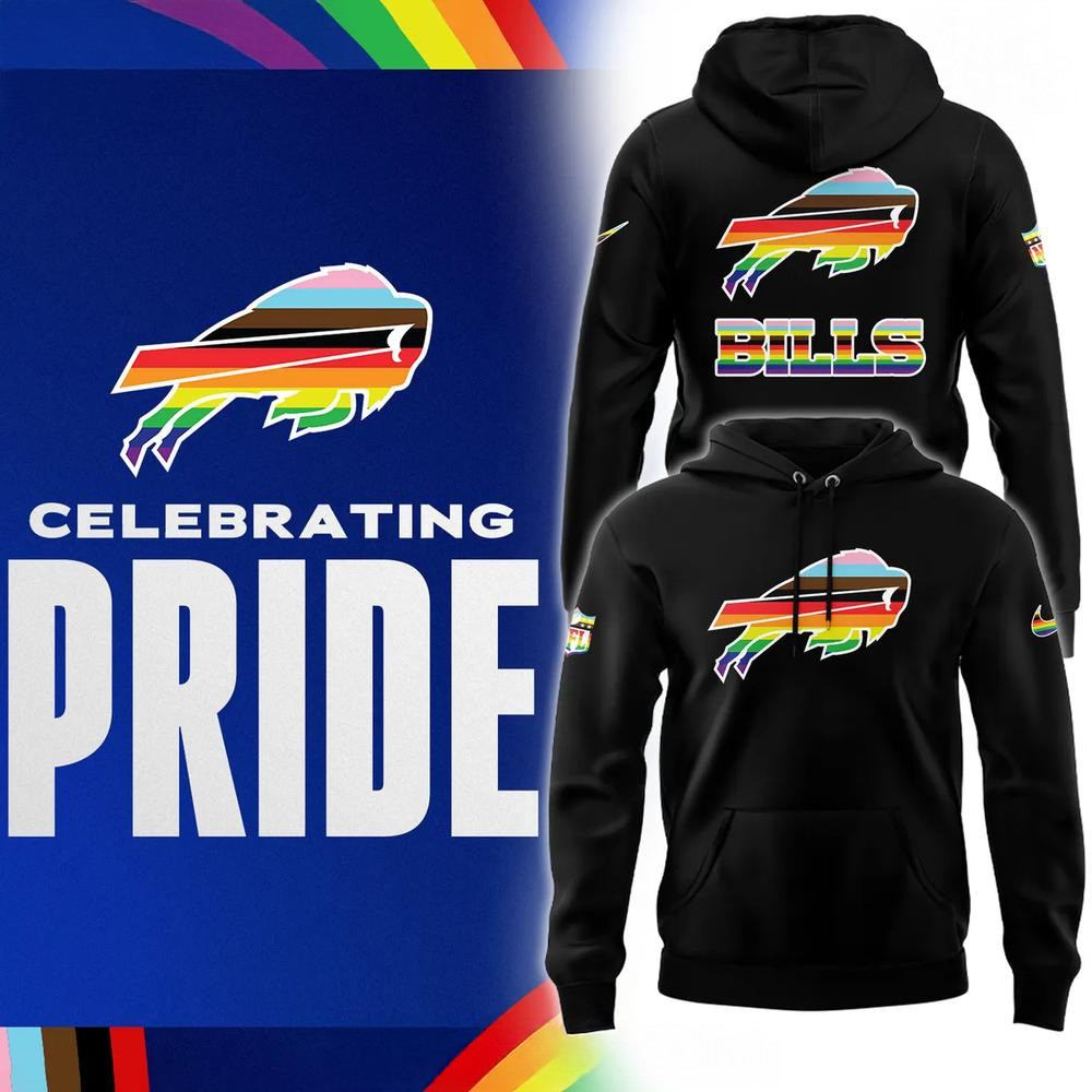 Buffalo Bills Pride Month Celebration Limited Hoodie Buffalo Bills Merch Gifts For Football Fan-1