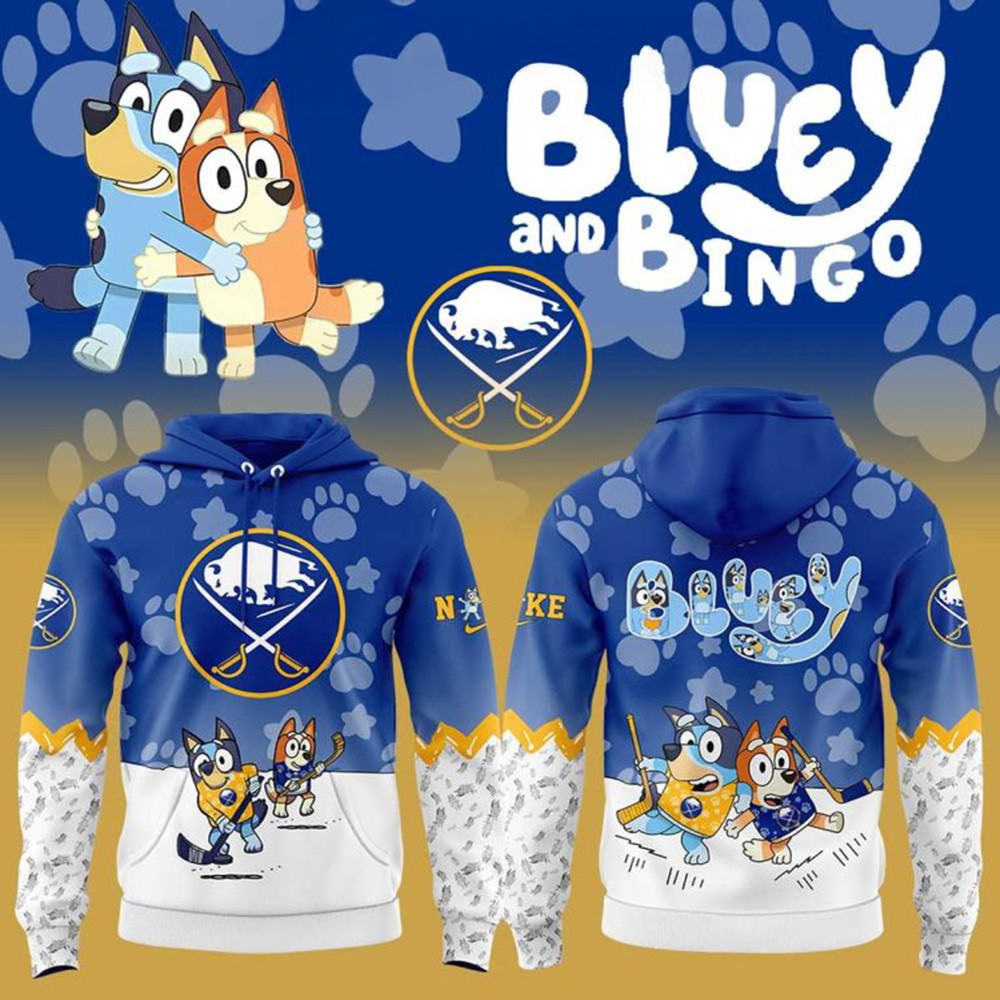 Buffalo Sabres Bluey And Bingo 2025 Hoodie Gift Ideas For Hockey Fans-1