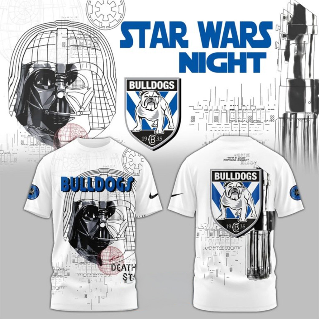 Bulldogs NRL Team Star Wars Night Shirt Bulldogs Merch Gift Ideas For Fans-1