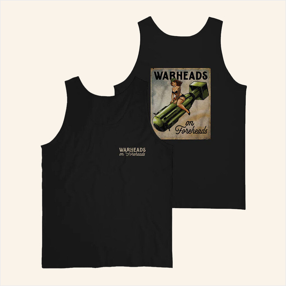 Bunker Branding Merch Warheads On Foreheads Hannah Tank Top Dad Gifts Gifts For Best Friend-1