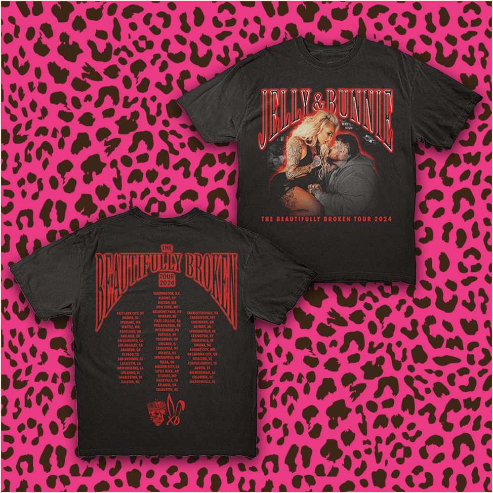 Bunnie XO Merch Jelly And Bunnie Itinerary T-Shirt Mothers Day Birthday Gift for Husband-1