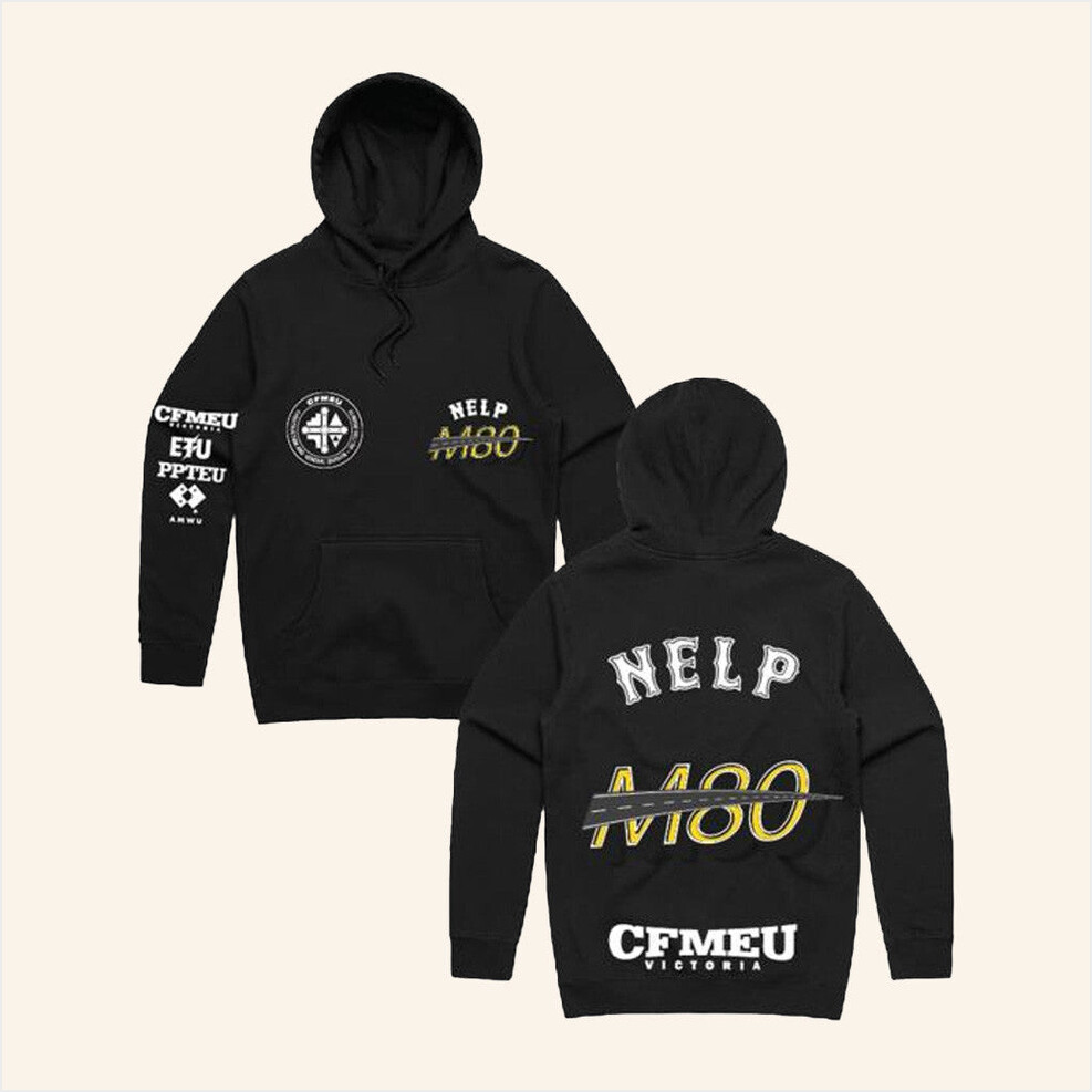 CFMEU Merch Nelp M80 Jobsite Hoodie Gifts For Dad Birthday Gifts For BFF Christmas Presents-1