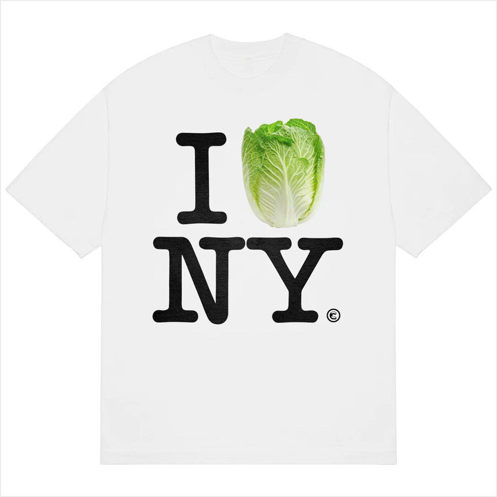 Cabbages Merch I Cabbages Ny White T-Shirt Gifts For Girlfriend Birthday Gifts For BFF-1