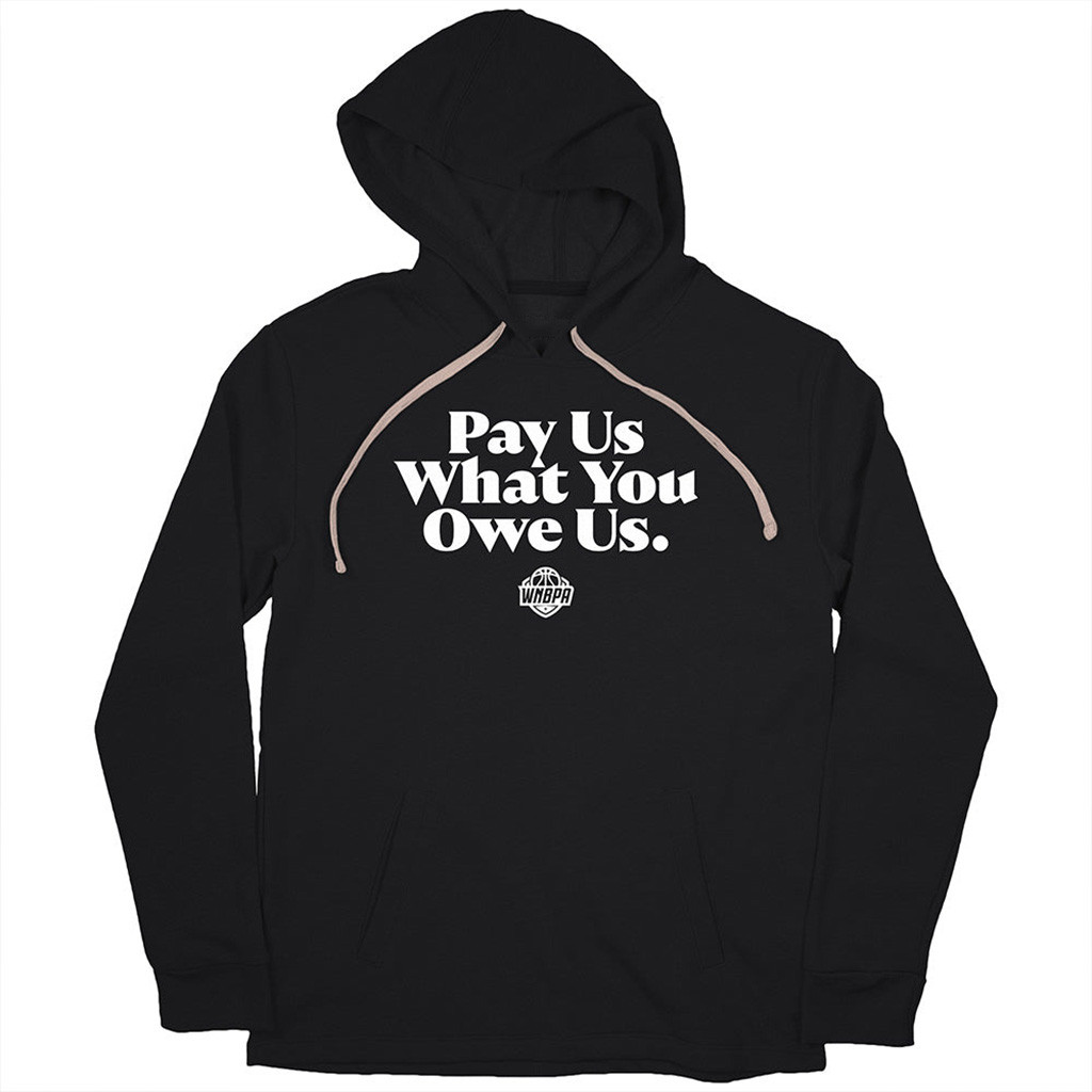 Caitlin Clark Pay Us What You Owe Us Hoodie Fan Merch Gifts For Dad-1