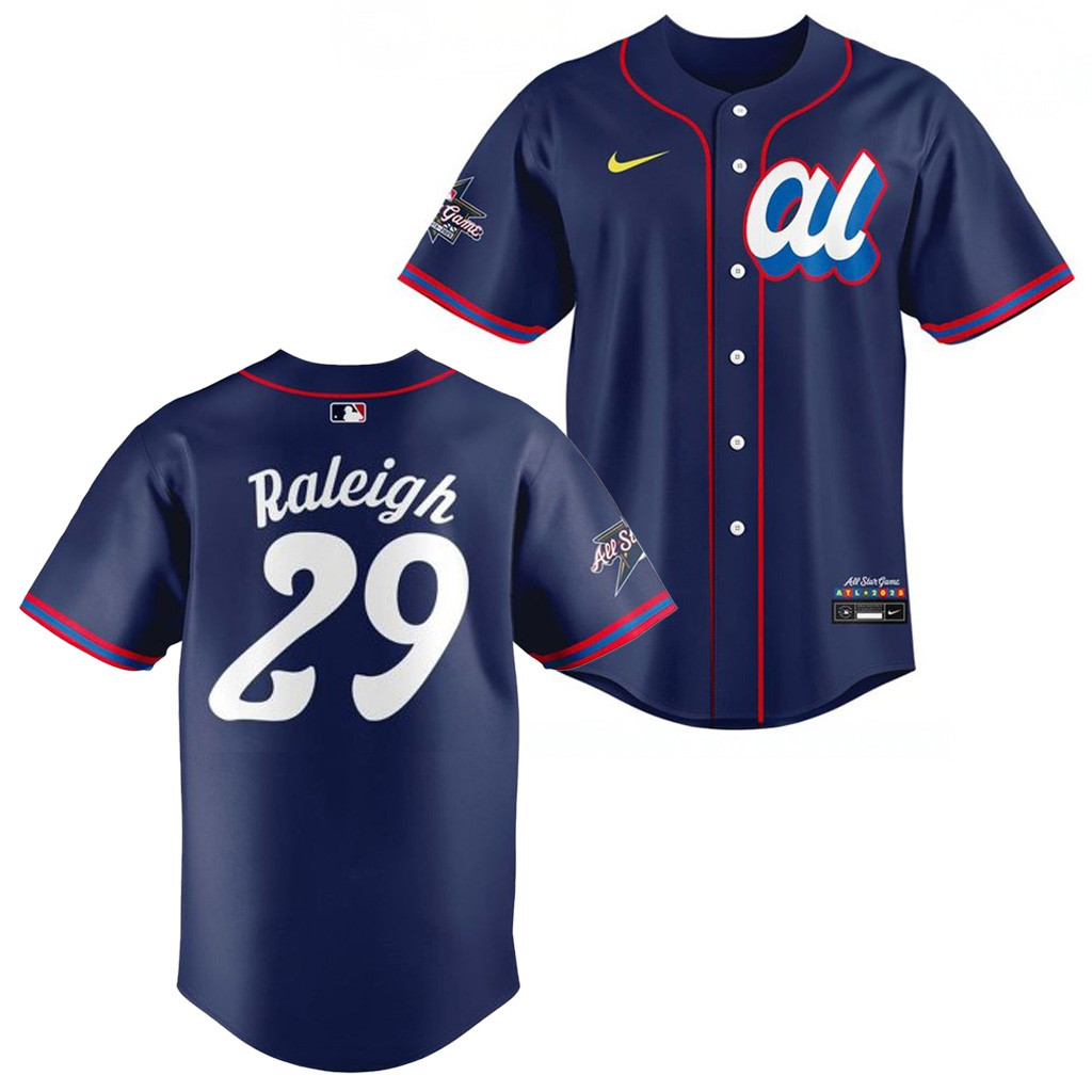 Cal Raleigh Seattle Mariners 2025 MLB All Star Game Baseball Jersey MLB Merch Him Gifts-1