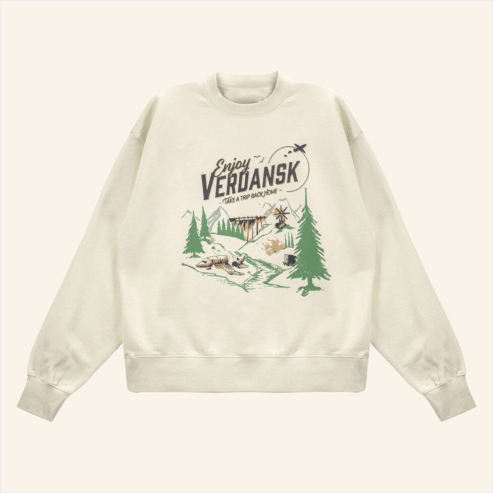 Call Of Duty Merch Warzone Enjoy Verdansk Cream Sweatshirt Unique Gifts For Husband-1