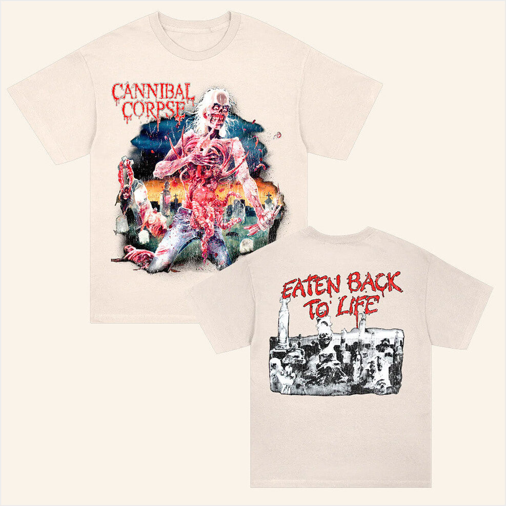 Cannibal Corpse Merch Eaten Back To Life T-Shirt Gifts For Him Birthday Gifts For Friends-1