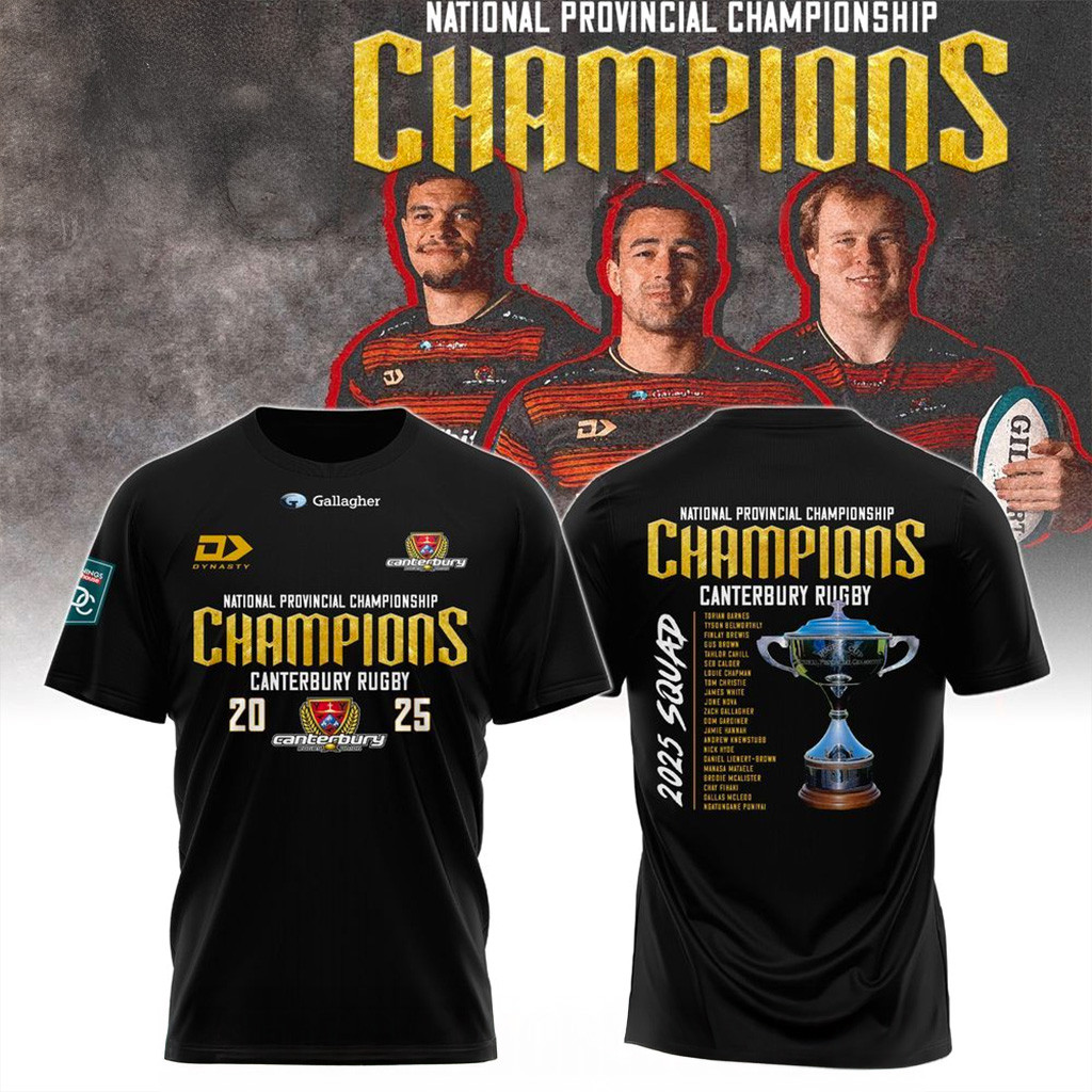 Canterbury Bunnings NPC Champions 2025 T-Shirt Fan Merch Christmas Gifts For Guys-1