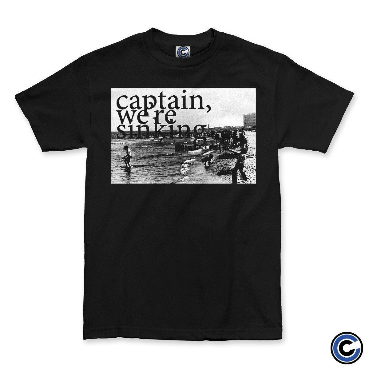 Captain, We're Sinking Merch Beach Shirt Captain, We're Sinking Shirt-1