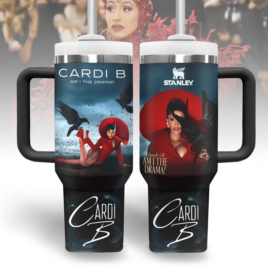 Cardi B Am I the Drama New Album 2025 Stanley Tumbler Gifts For Her-1