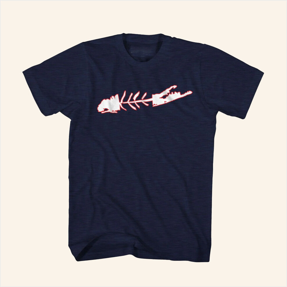 Carleton Clothing Merch Carleton 2Cp Li Fish Navy With Red And White shirt Birthday Gift For Husband-1