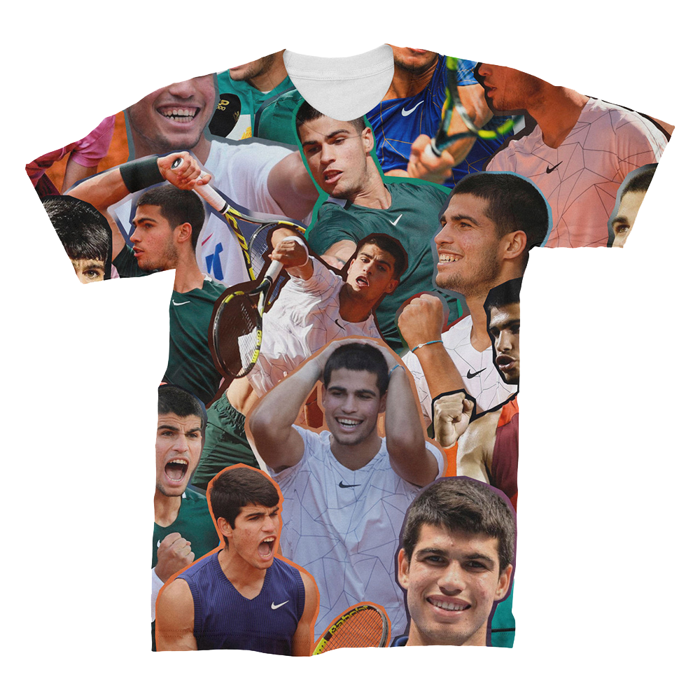 Carlos Alcaraz Merch Carlos Alcaraz T-Shirt Gifts For Tennis Fans-1