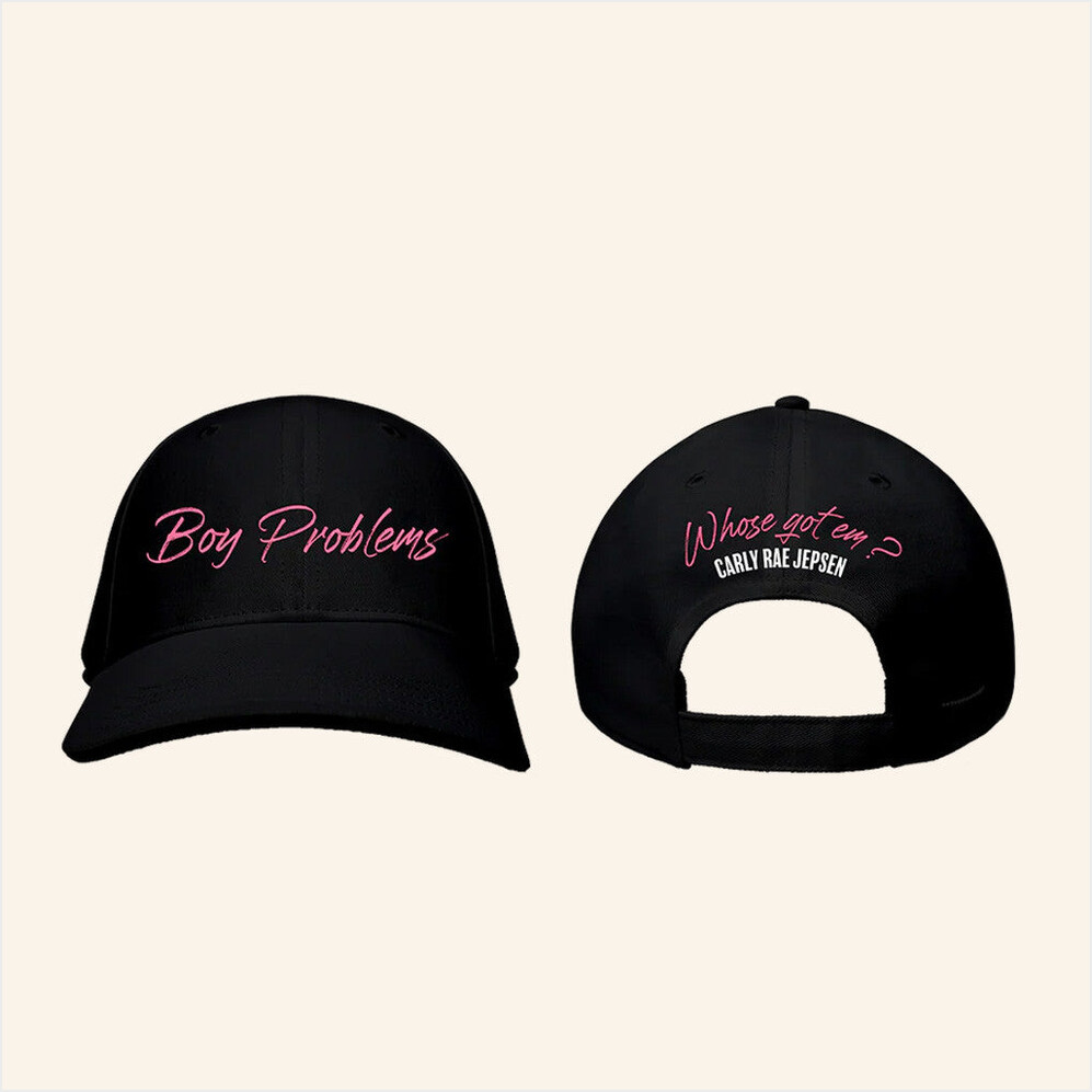 Carly Rae Jepsen Merch Boy Problems Embroidered Hat Gifts For Mom Birthday Gifts For Friends-1