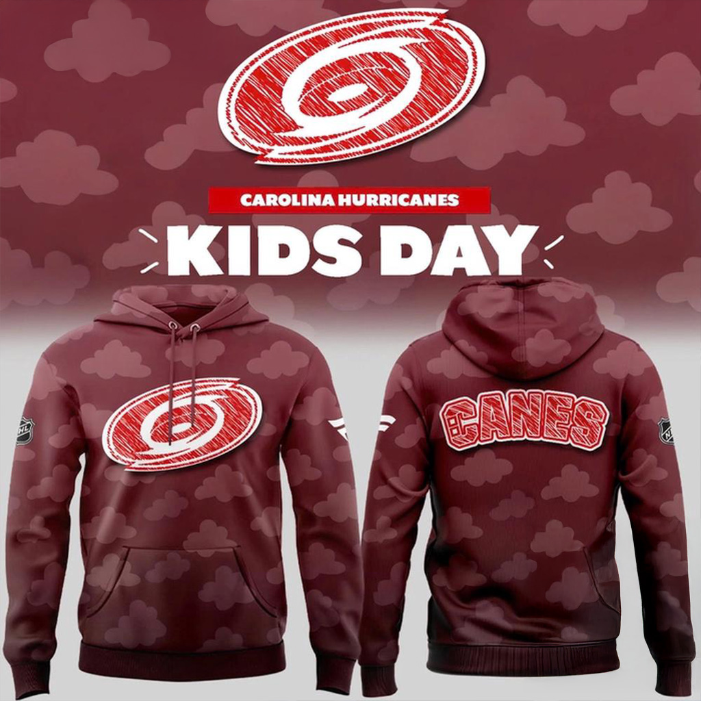 Carolina Hurricanes 2025 Kids Day Hoodie Carolina Hurricanes Merch Gifts For Fans-1