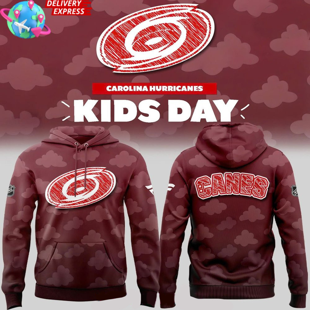 Carolina Hurricanes Kids Day 2025 Hoodie Hurricanes Merch Best Father's Day Gifts-1