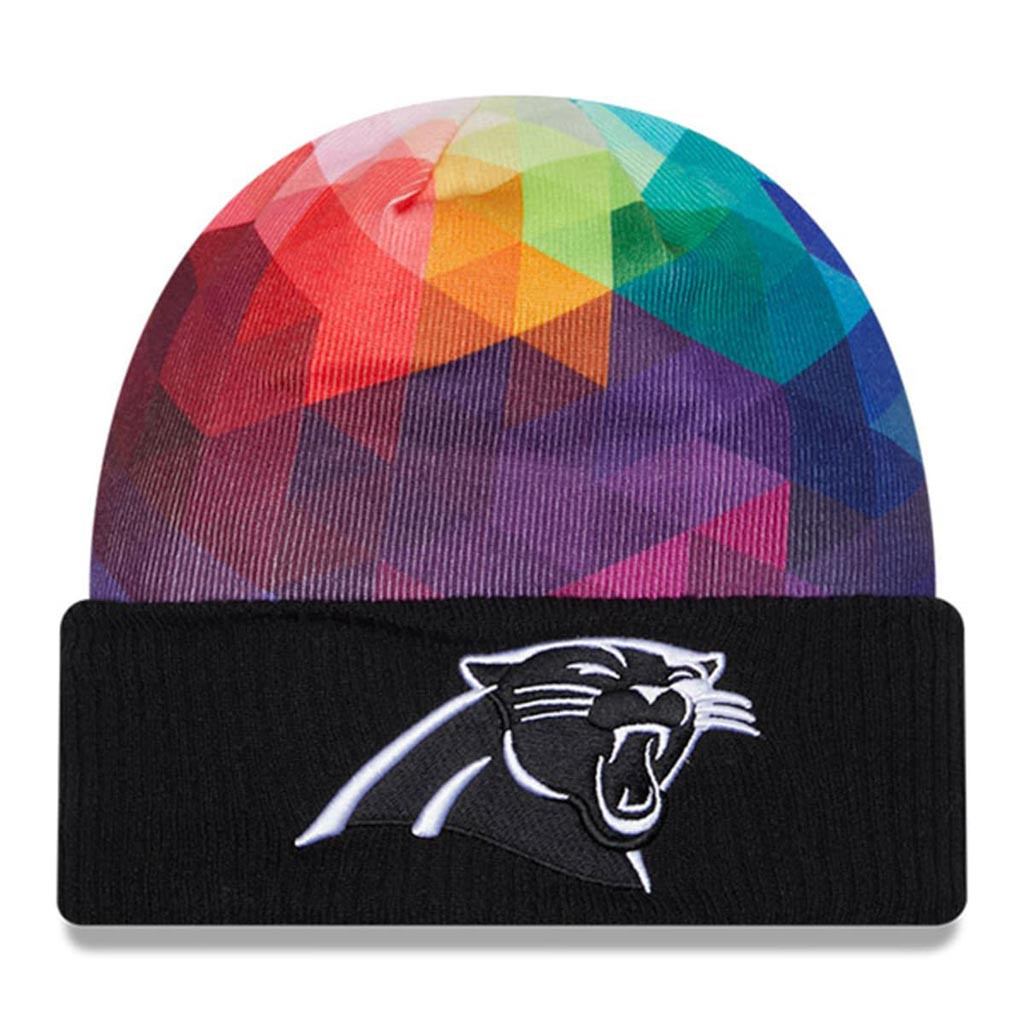 Carolina Panthers Crucial Catch NFL Beanie 2025 Rainbow Panthers Merch Gift For Friend-1 Carolina Panthers Crucial Catch NFL Beanie 2025 Rainbow Panthers Merch Gift For Friend-1