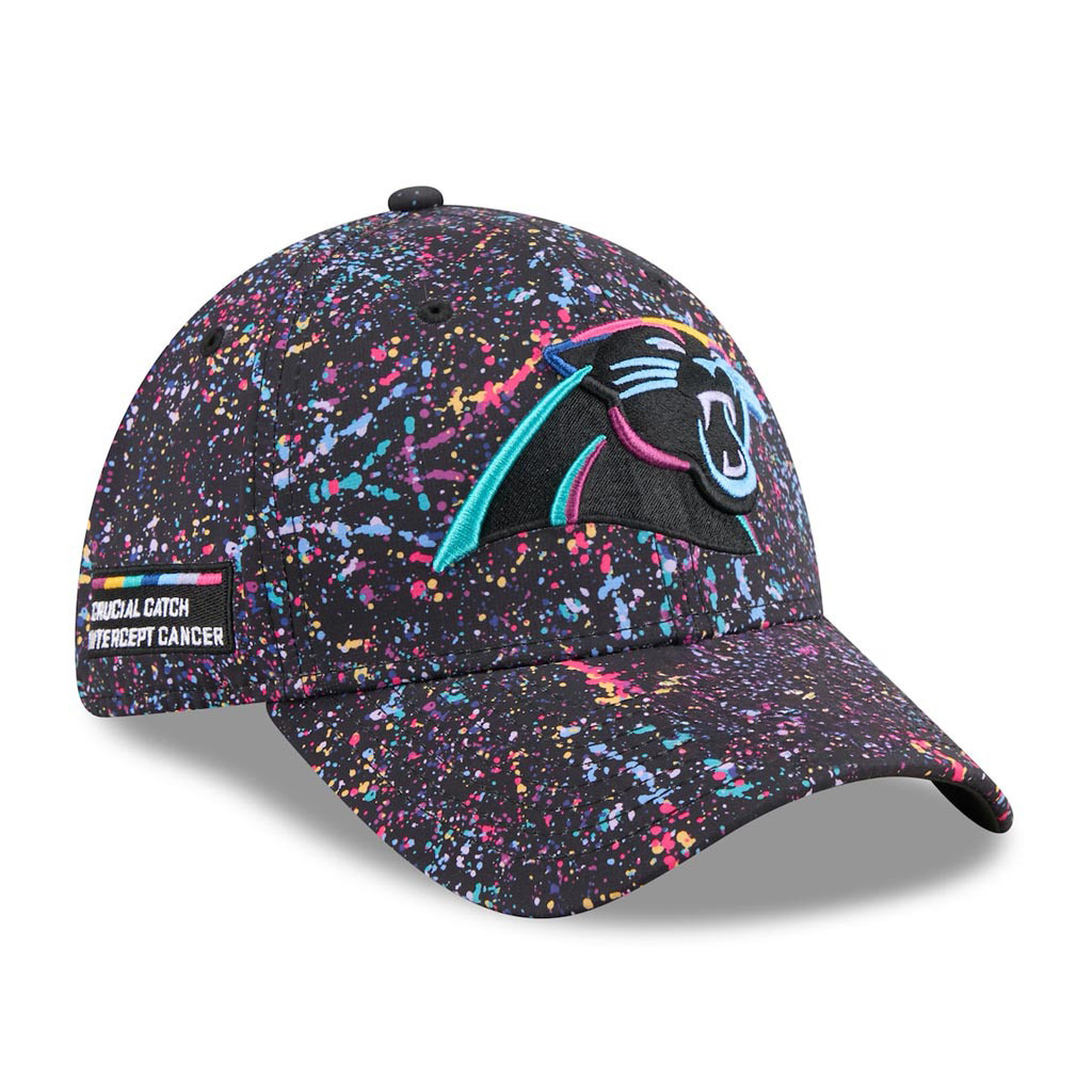 Carolina Panthers Crucial Catch NFL Embroidered Hat 2025 Rainbow Panthers Merch Gifts-1