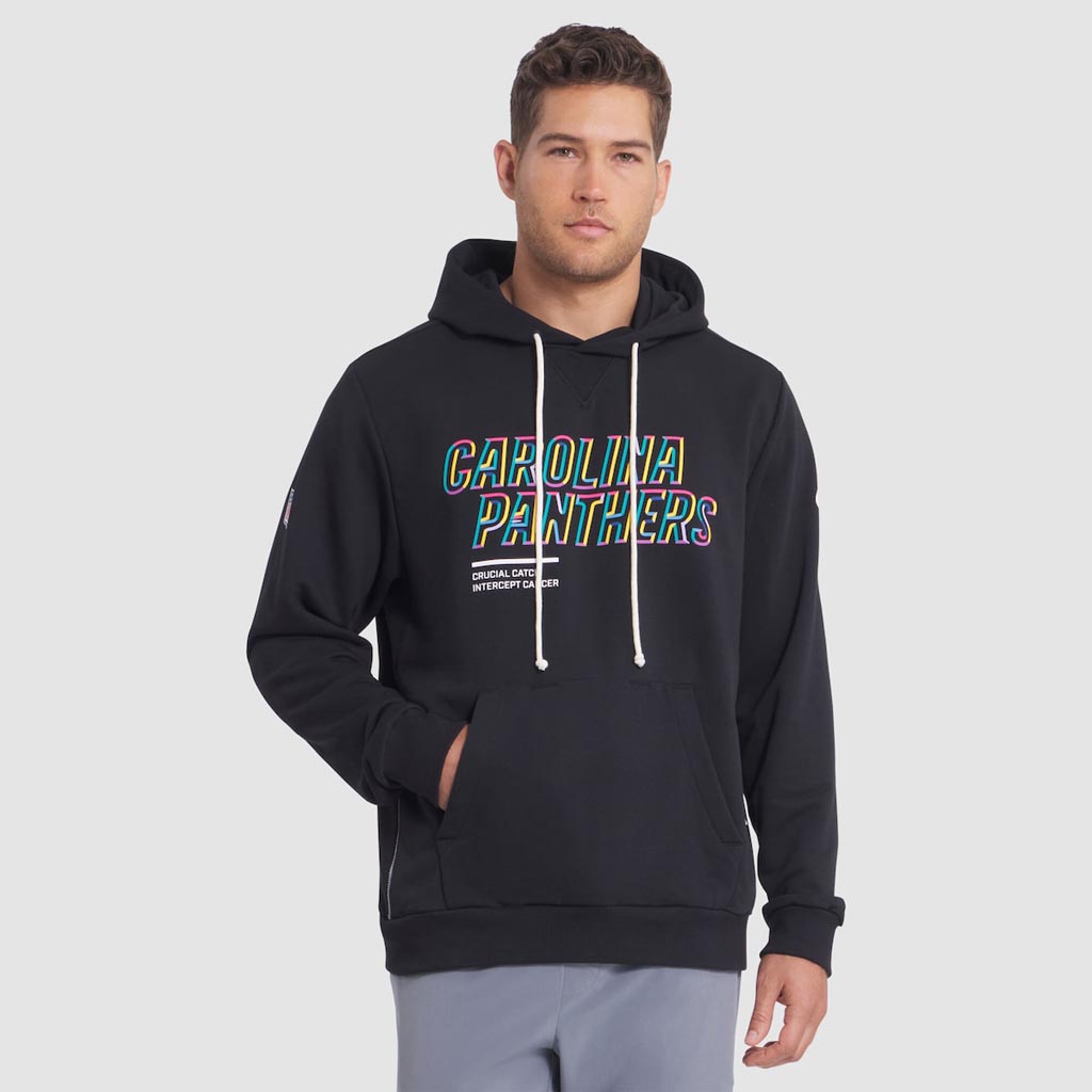 Carolina Panthers Crucial Catch NFL Hoodie 2025 Rainbow Panthers Merch Gift For Dad-1