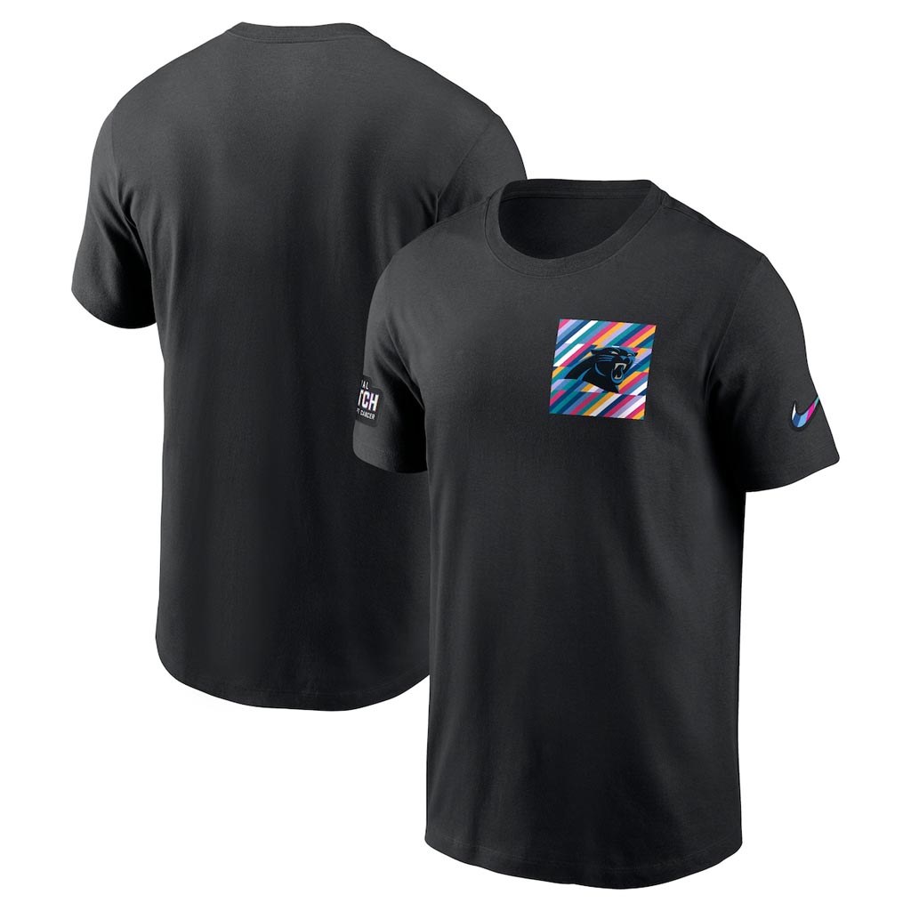 Carolina Panthers Crucial Catch NFL T-Shirt 2025 Rainbow Panthers Merch Gift For Husband-1