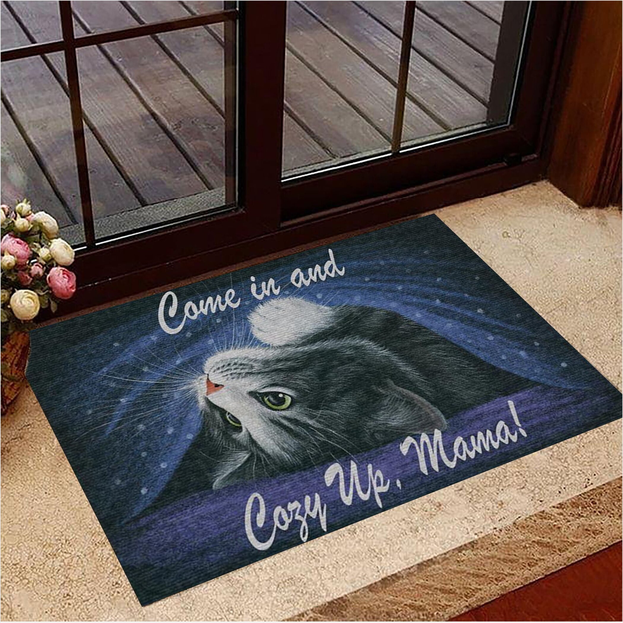 Cat Come In And Cozy Up Mama Doormat Cute Welcome Mats Gifts For Cat Owners Gifts For Friends-1