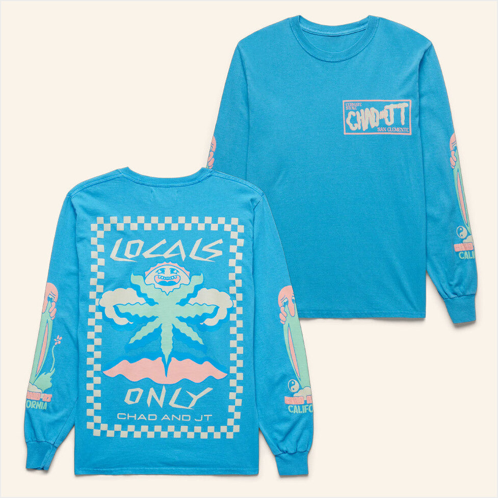 Chad And Jt Store Merch Locals Only Long Sleeve T-Shirt Gifts For Friends Gifts For Brother-1
