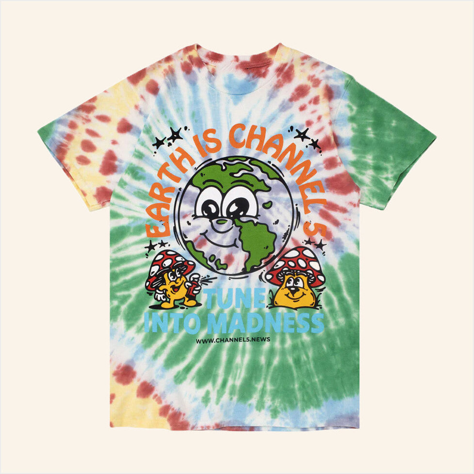 Channel 5 Merch Madness Spiral Dye T-Shirt Gifts For Friend Birthday Gifts For Friends-1