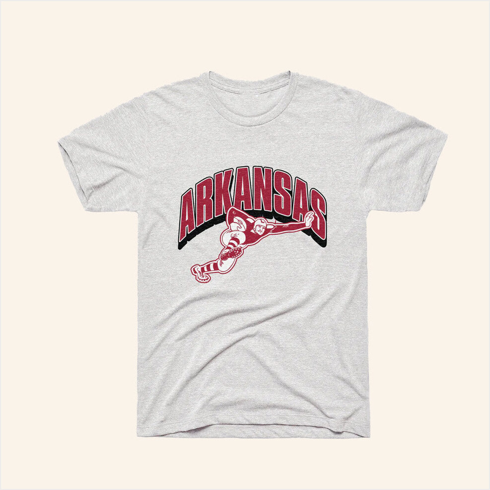 Charlie Hustle Merch Arkansas Razorbacks Arkansas Football T-Shirt Present For Husband-1