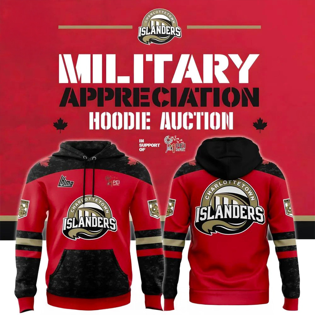 Charlottetown Islanders Military Night Hoodie 2025 Islanders Merch Christmas Gifts For Husband-1 Charlottetown Islanders Military Night Hoodie 2025 Islanders Merch Christmas Gifts For Husband-1