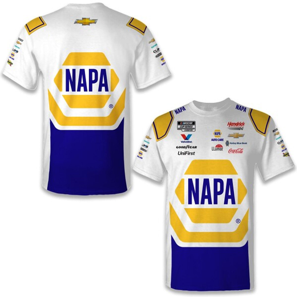 Chase Elliott Hendrick Motorsports NAPA T-Shirt Fan Merch Gift Ideas For Husband-1