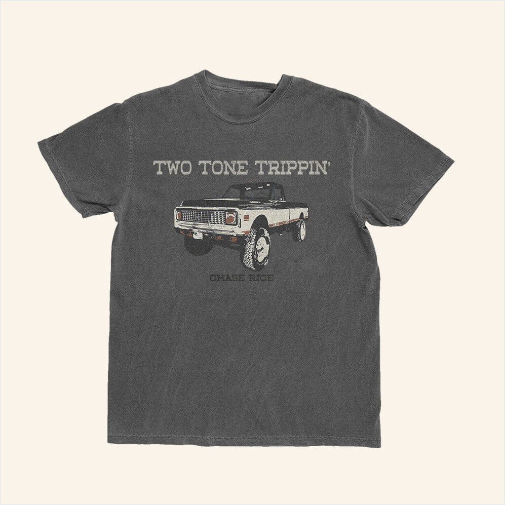 Chase Rice Merch Two Tone Trippin T-Shirt Gift Ideas For Music Lovers Gifts For Besties-1