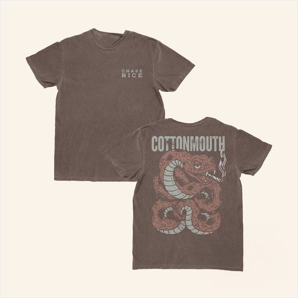 Chaserice Merch Cottonmouth T-Shirt Birthday Gift Ideas For Husband Gifts For BFF Christmas Presents-1