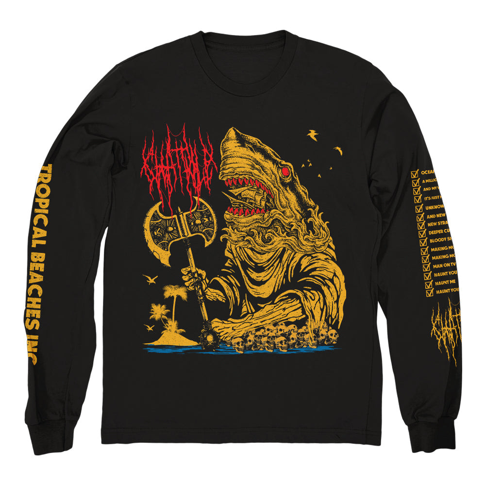 Chat Pile Merch Tropical Beaches Long Sleeve Shirt Chat Pile Shirt Father's Day Gifts For Metal Music Lovers-1