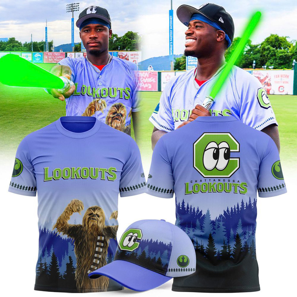 Chattanooga Lookouts Star Wars T-Shirt Chattanooga Lookouts Merch Baseball Lover Gift Ideas-1