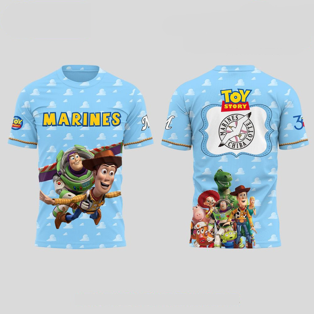 Chiba Lotte Marines X 30 Years Toy Story T-Shirt Marines Merch Fans Gift Ideas-1