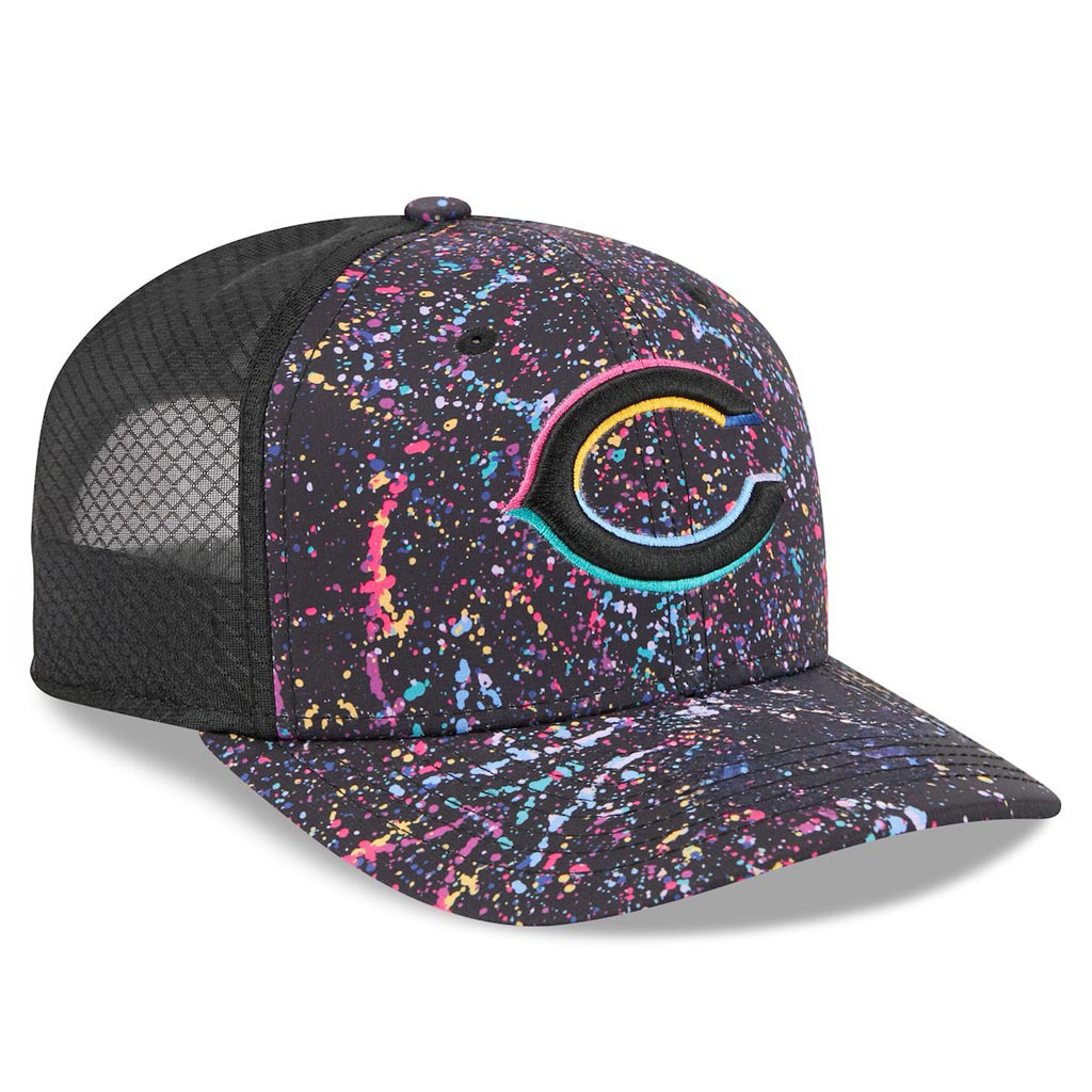 Chicago Bears Crucial Catch NFL Trucker Hat 2025 Rainbow Bears Merch Gift For Fan-1