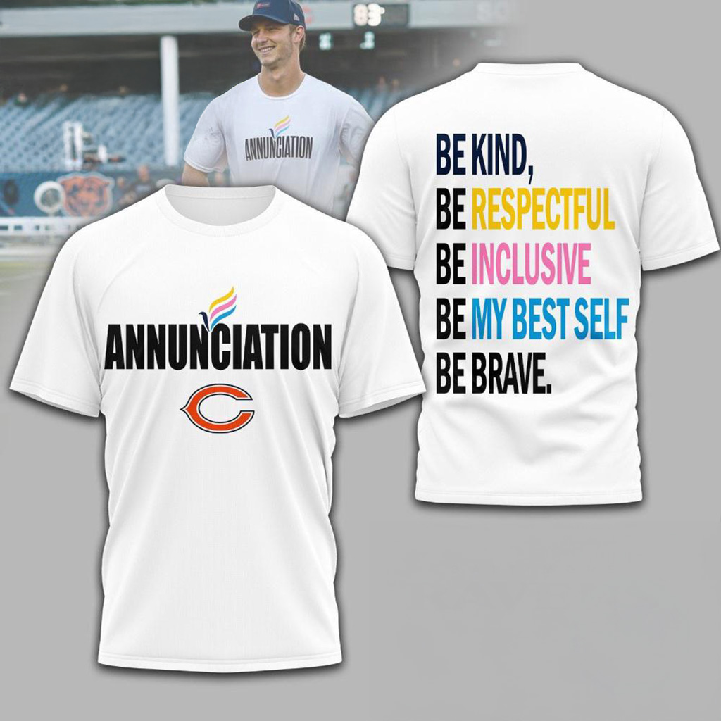 Chicago Bears NFL Annunciation 2025 Shirt Chicago Bears Merch Football Fan Gift Ideas-1
