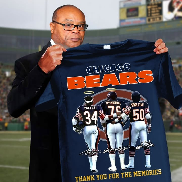 Chicago Bears Thank You For The Memories Shirt Presents For Football Fans-1