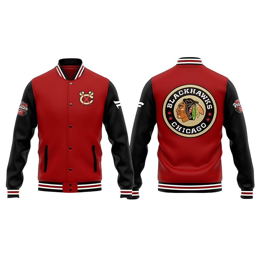 Chicago Blackhawks NHL Winter Classic 2025 Red Jacket Chicago Blackhawks Merch Gifts For Fans-1 Chicago Blackhawks NHL Winter Classic 2025 Red Jacket Chicago Blackhawks Merch Gifts For Fans-1