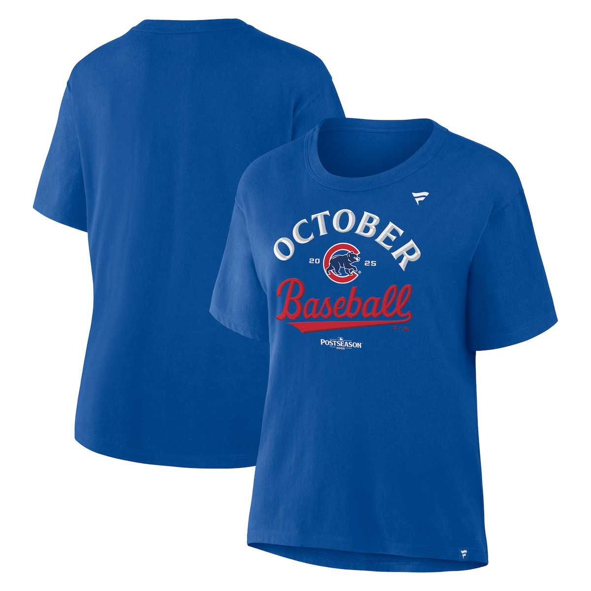 Chicago Cubs 2025 MLB Postseason Locker Room T-Shirt Chicago Cubs Merch Gift Ideas For Wife-1