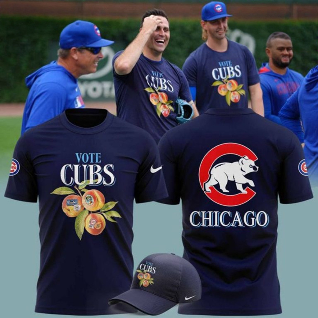 Chicago Cubs 2025 Vote Cubs Shirt Chicago Cubs Merch Gift Ideas For Fans-1