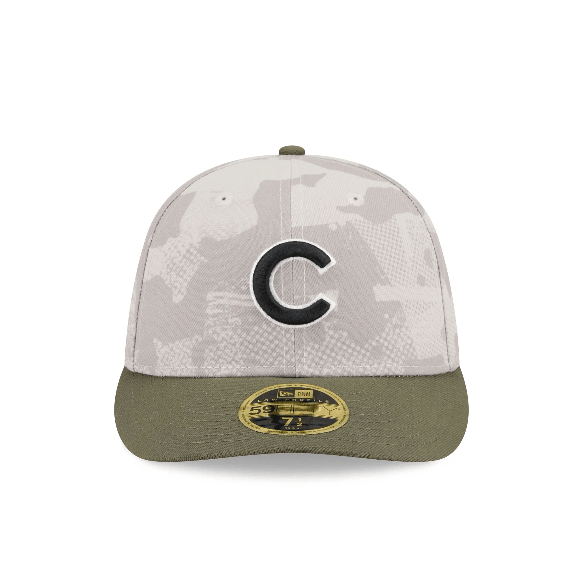 Chicago Cubs Camo Hat MLB Armed Forces Day 2025 Hat Merch Gifts For Father's Day From Son-1