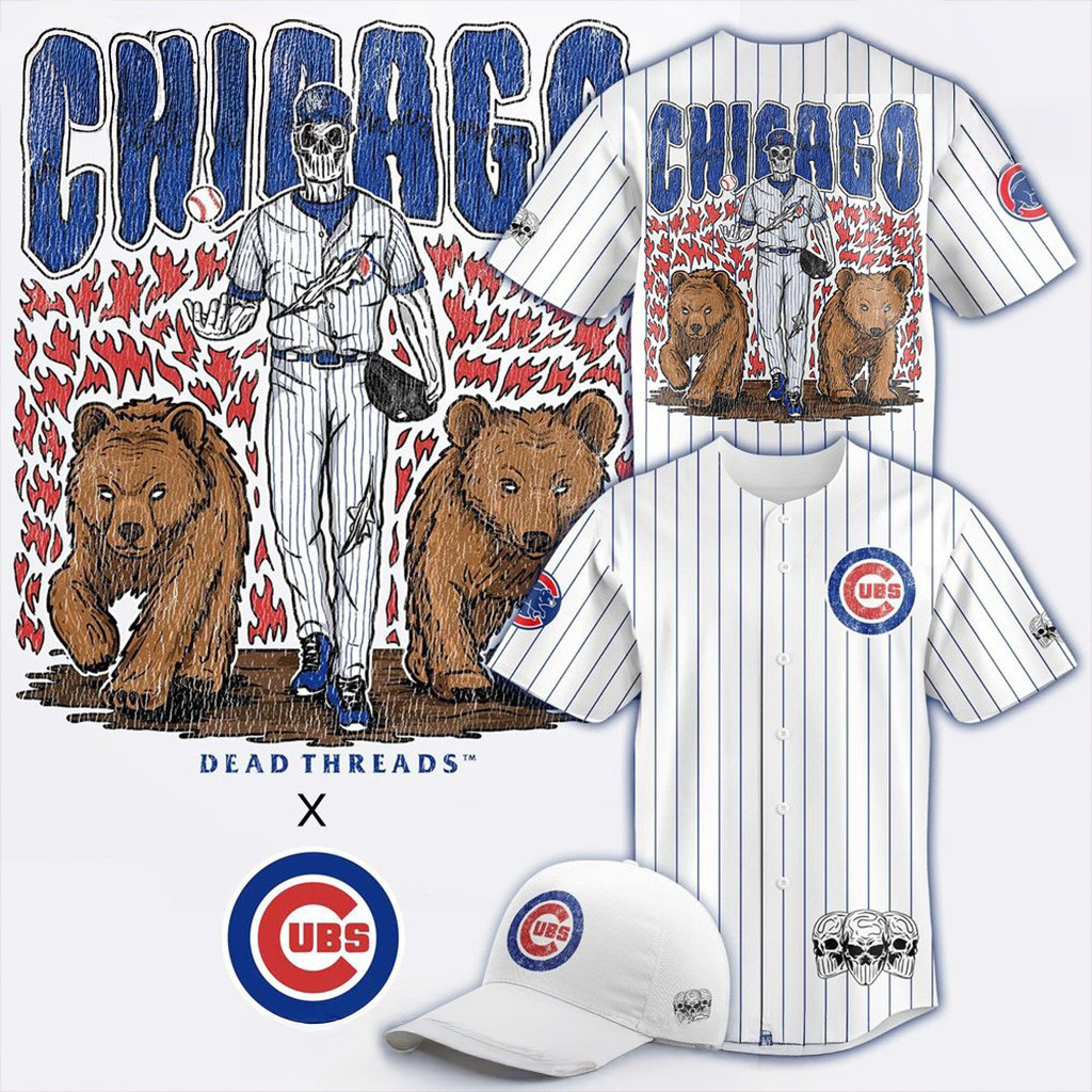 Chicago Cubs MLB x Dead Threads Night 2025 Jersey Chicago Cubs Merch Gifts For Fans-1