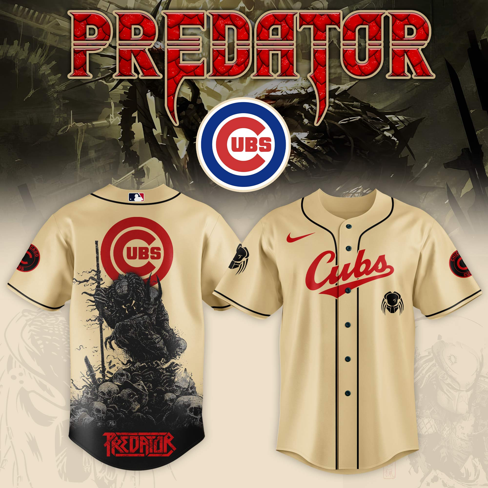 Chicago Cubs Mlb X Predator Baseball Jersey For Fans-1